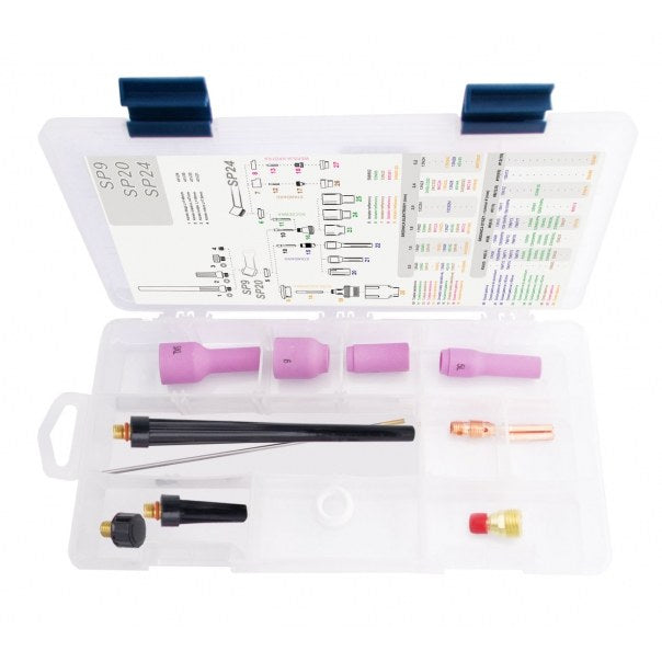 Förbrukningsdelar set 1,6 mm wp9/20