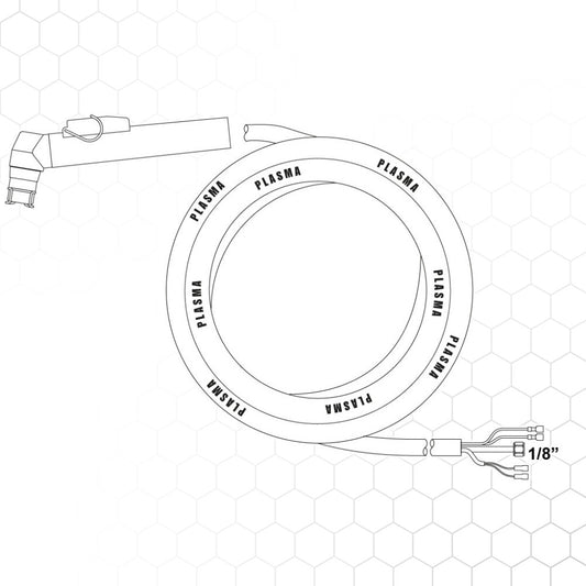 Käsipoltin, 6m, 1/8" liitäntä