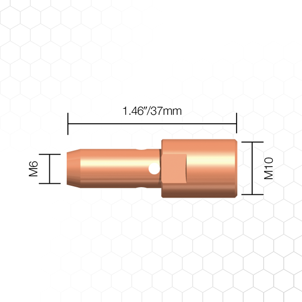 PSF-250 virtasuuttimen pidin M6, MIG-kulutusosa
