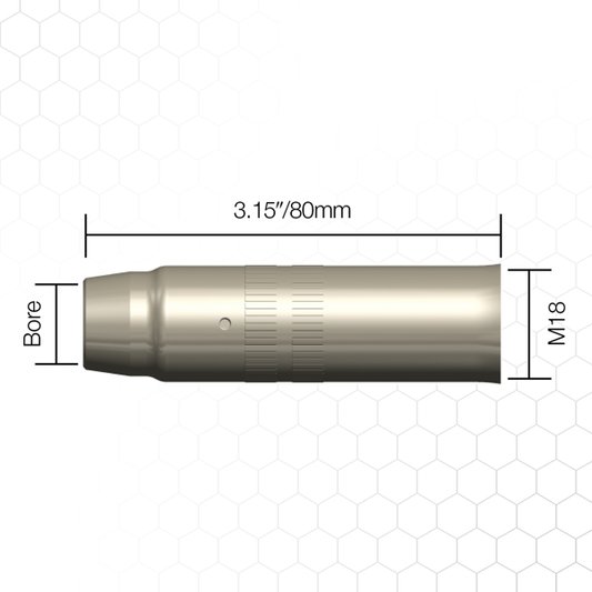 Kaasusuutin PSF-315, 305, 410W, MIG-kulutusosa