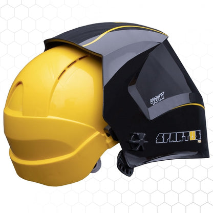 Spartus Pro 401X -hitsausmaski suojakypärällä, automaattimaski – kuva 2/3