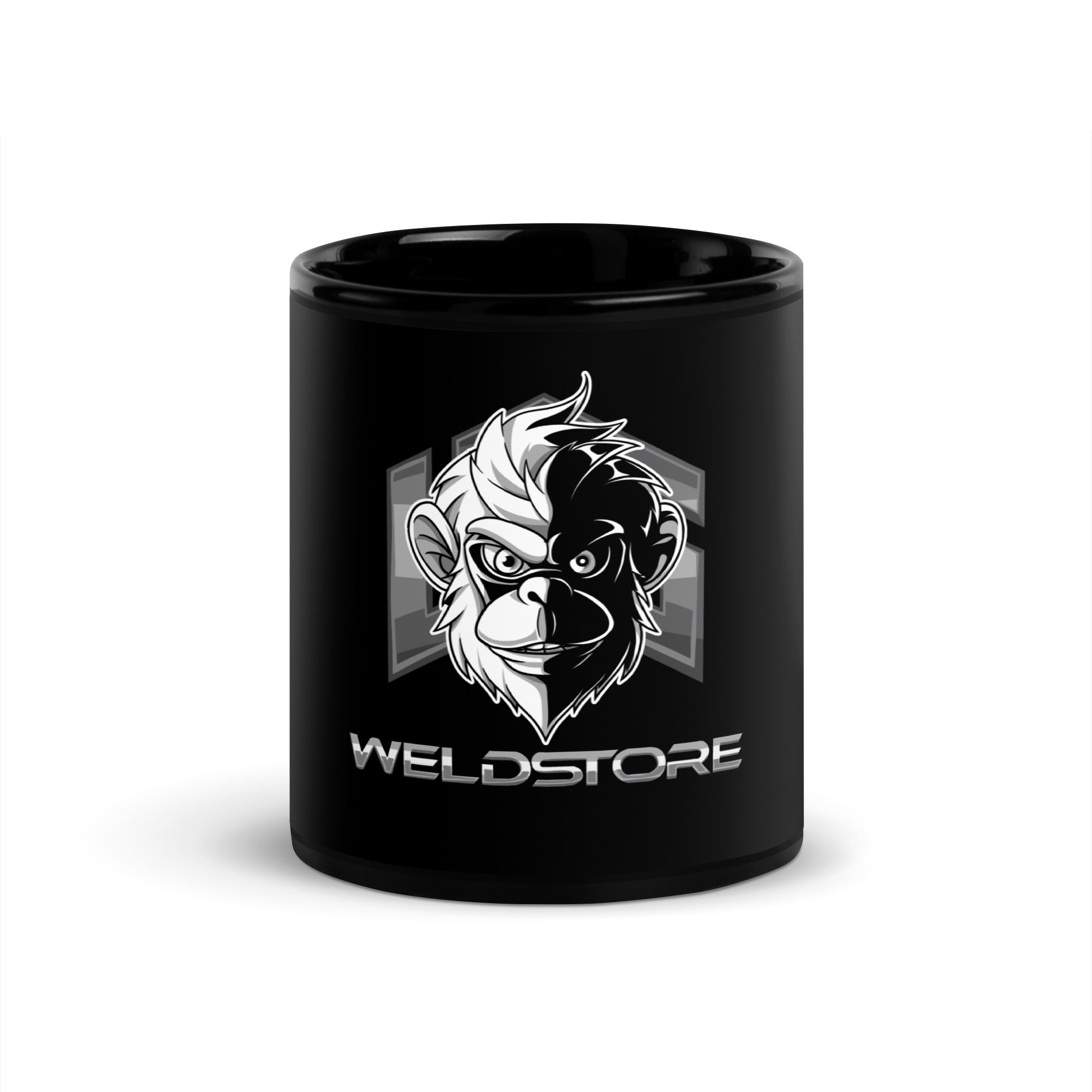 Svart blank mugg