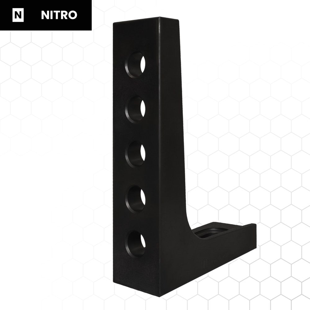 Nitrattu vaste- ja kiinnityskulma 200 × 75 × 300 mm, hitsauspöydän tarvike