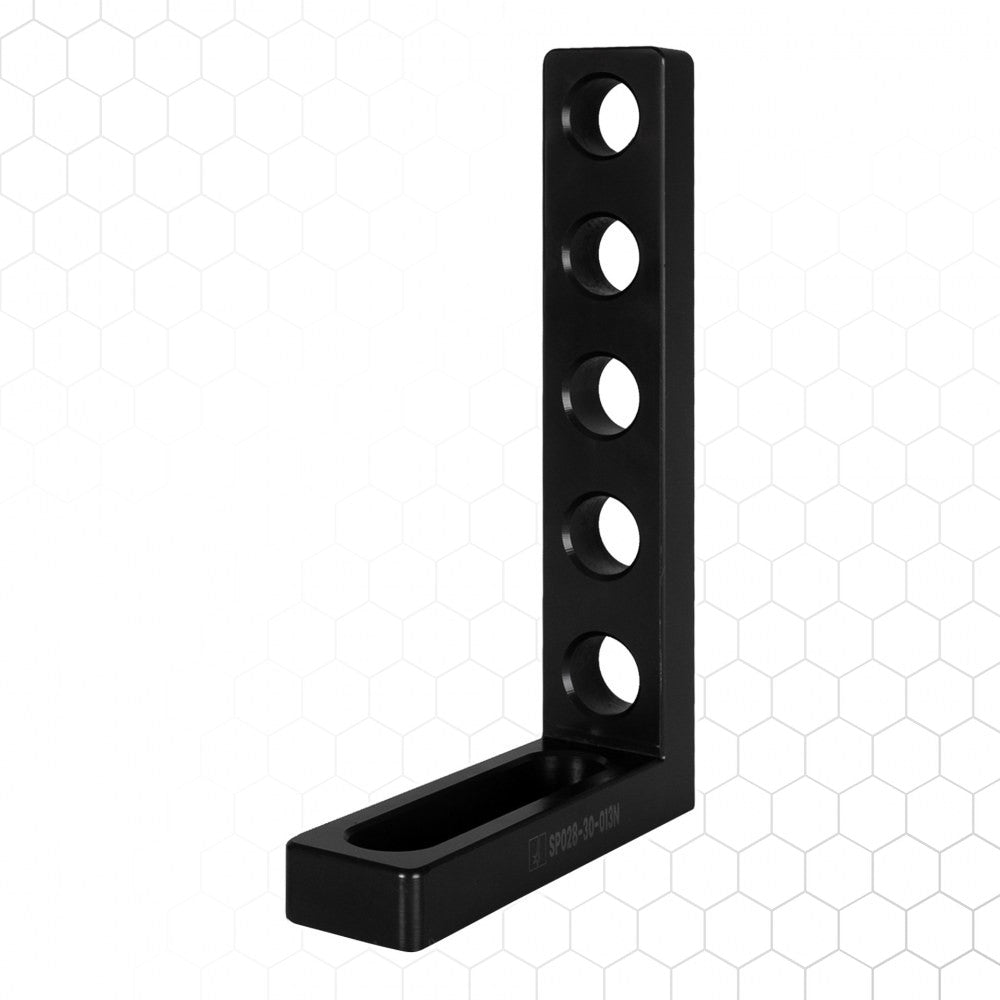 Nitrattu suorakulma 175 × 50 × 275 mm, reikä/ura, hitsauspöydän tarvike – kuva 2/3