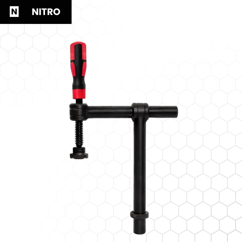 Nitrattu ruuvipuristin 220 × 270 mm 180°, hitsauspöydän tarvike
