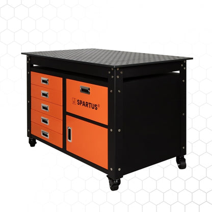 Spartus D16 -hitsauspöytä pyörillä 1200 × 750 mm – kuva 3/6