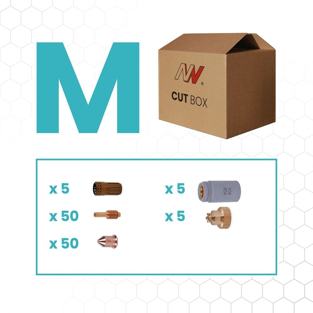 CUT BOX (keskikoko) sopii polttimeen SP85HY, plasmaleikkurin kulutusosa