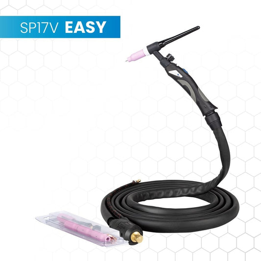 Spartus EasyTIG 17V -poltin venttiilillä, 4 m, TIG-poltin