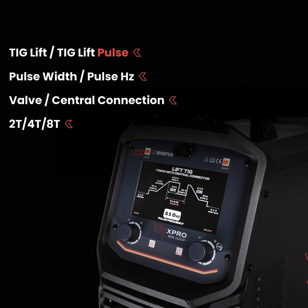 XPro MIG 260 DUAL PULSE paketti, MIG/MAG-hitsauskone – kuva 4/15