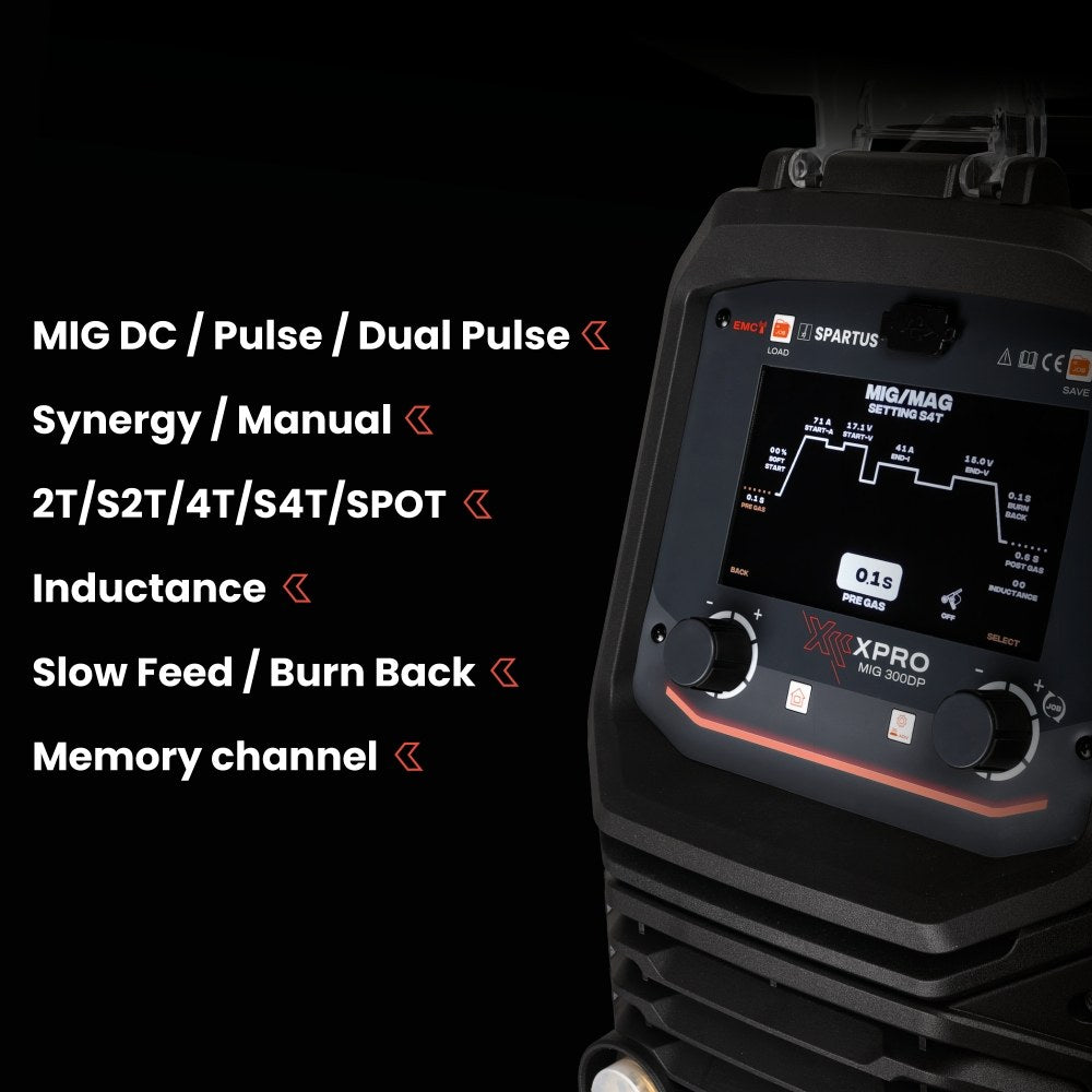 XPro MIG 300 DUAL PULSE paketti, MIG/MAG-hitsauskone – kuva 2/15
