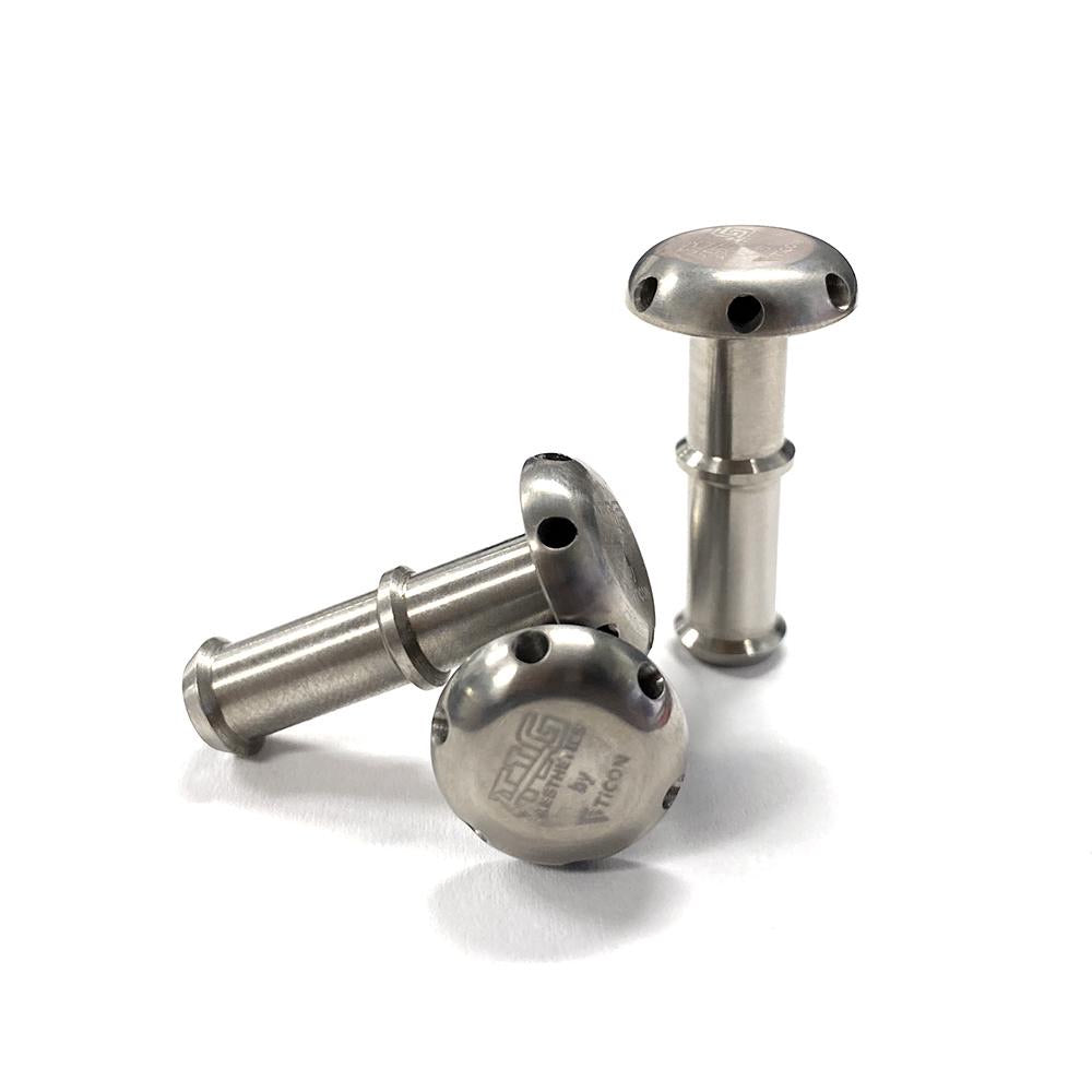 Silikon Purge Plug Dusch Diffuser - Titanium Barb Outlet