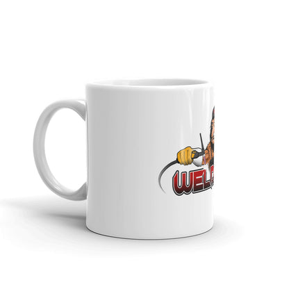 White glossy mug – kuva 2/3